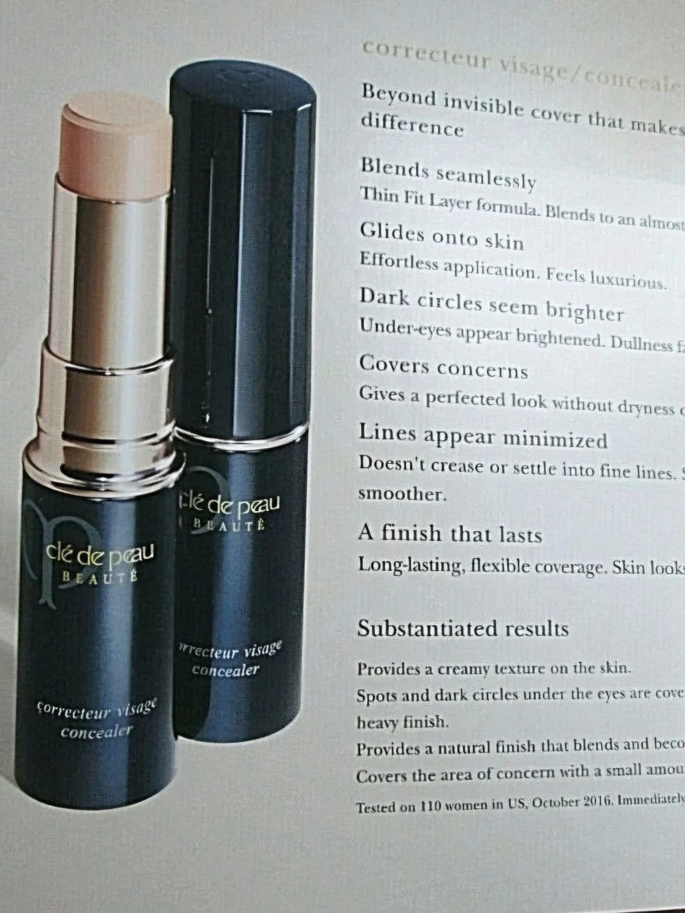 SET OF 3 CLE DE PEAU BEAUTE CONCEALER SAMPLE OCHER MOCHA HONEY 0.6 G .02 OZ EACH